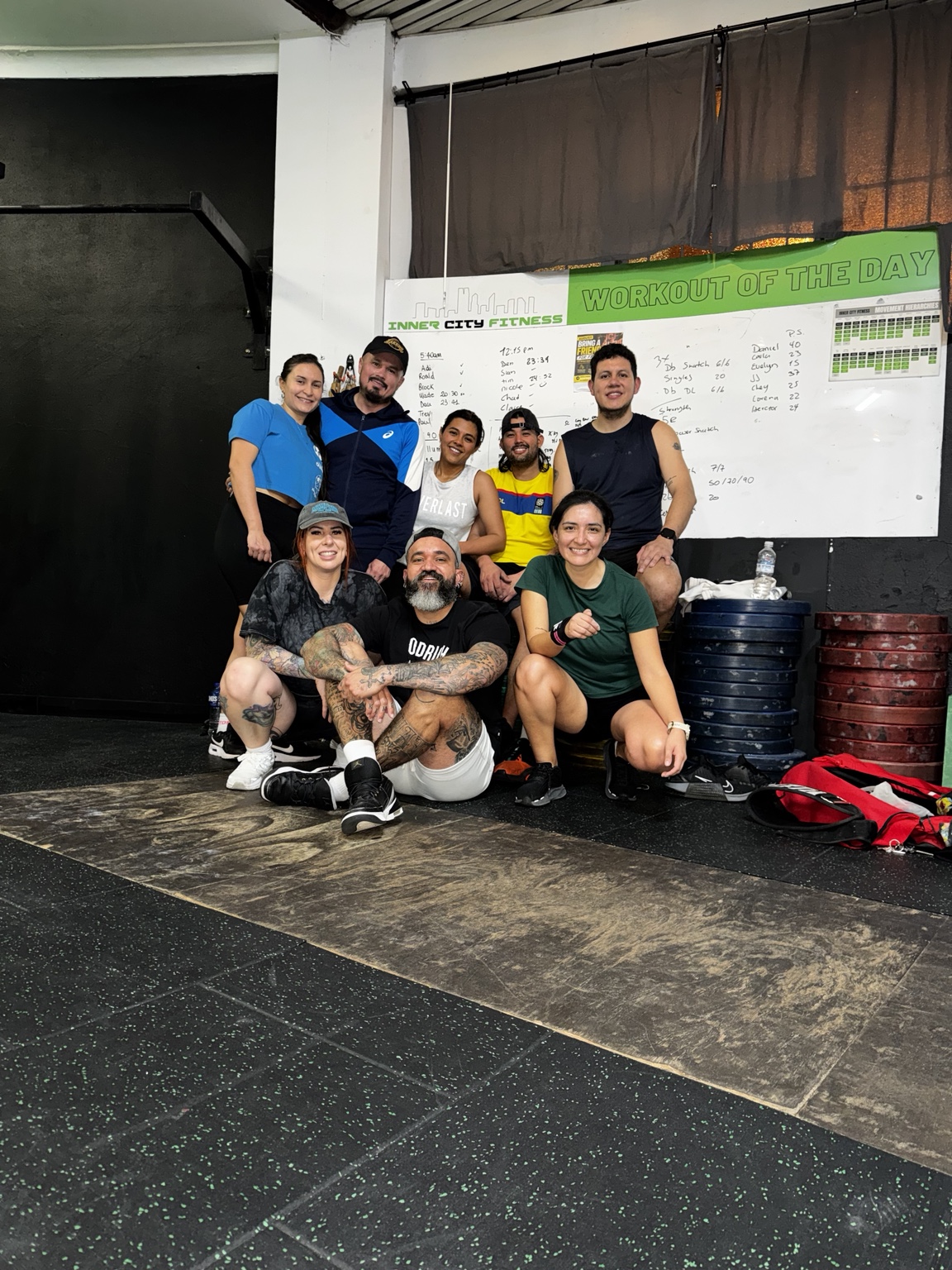EZ Community members after a group training session in Perth