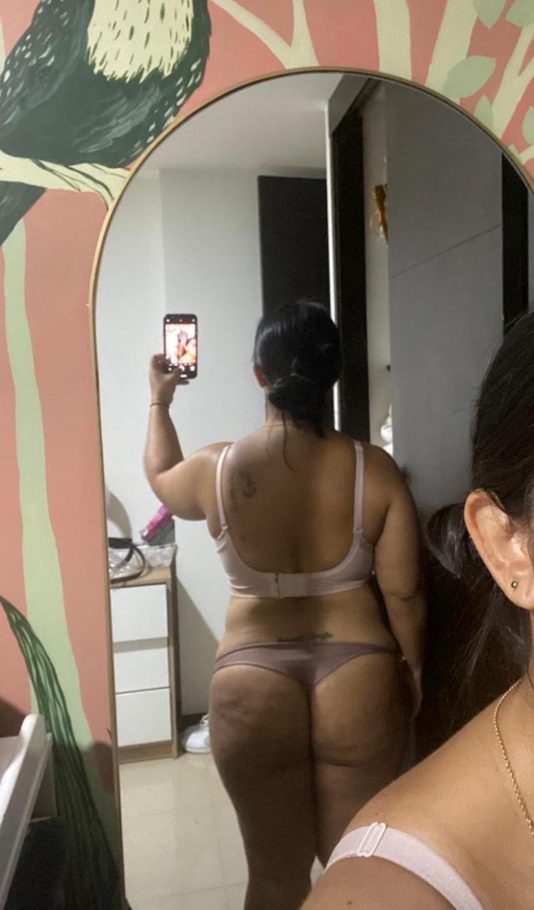 Samara from behind at the beginning of her coaching progress